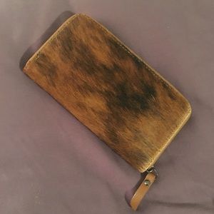 Cowhide Fur wallet